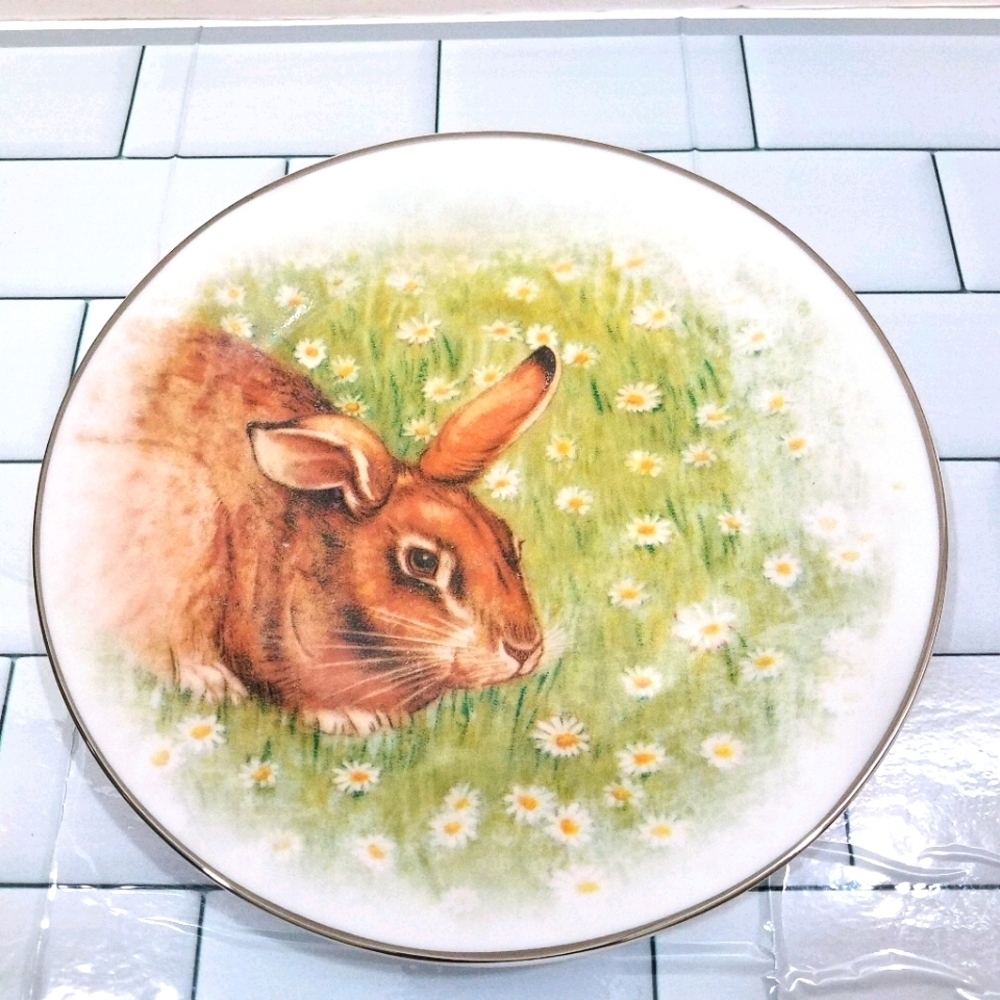 Pottery Barn Bunny Plate 8 Inch